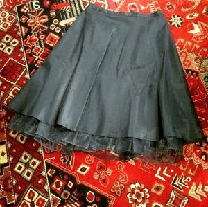 NWT*Made in USA*Laundry Shelli Segal black tul…